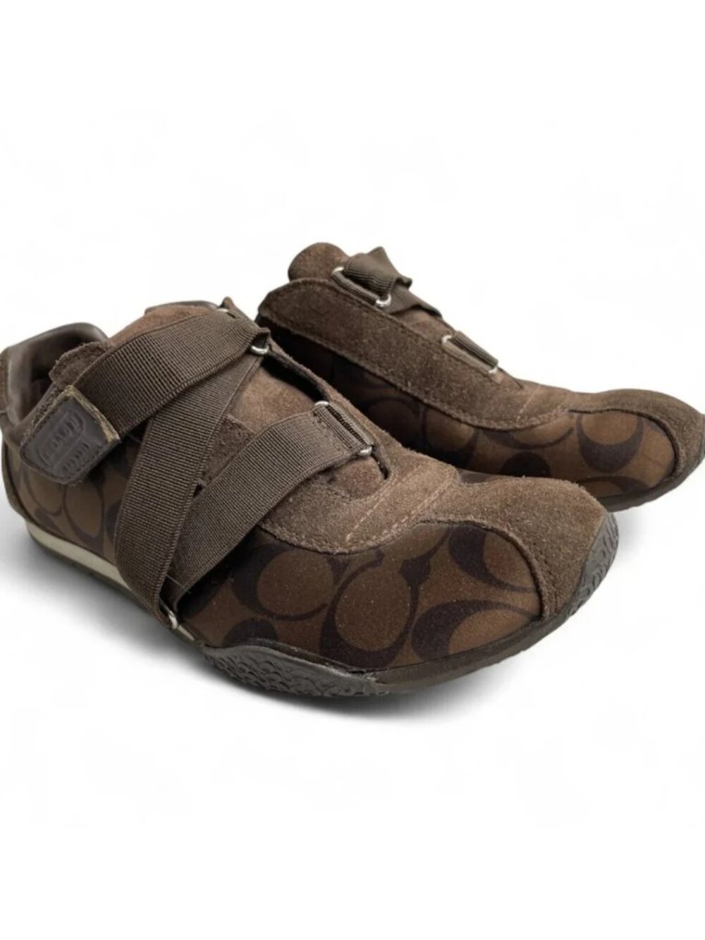 Coach Kyrie Sneakers A1198  Brown Sneakers Shoes Women's 7 M